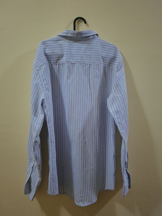Camisa social masculina azul claro XL 44