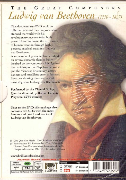 Ludwig van Beethoven - The Great Composers (2xCD+ DVD)