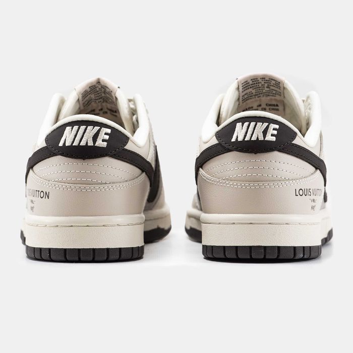 Кожаные кроссовки Nike SB Dunk Low Louis Vuitton найк данк луи виттон