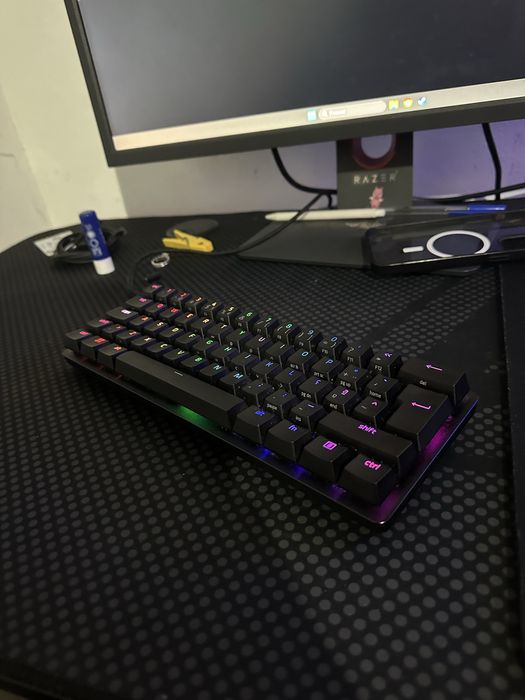 Teclado razer huntsman mini rgb mecanico