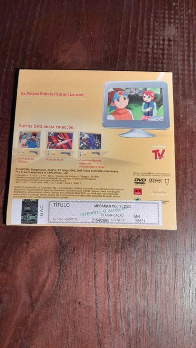 DVD Megaman NT Warrior Os peixes robot ficaram loucos!