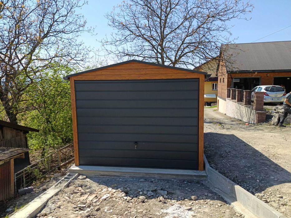 Garaż blaszany garaz blaszak 3x5 garaże blaszane 5x7 6x6 profil kolor