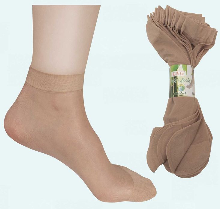 Skarpetki Rajstopowe zestaw 10 par Damskie Bambusowe rozmiar 35-42