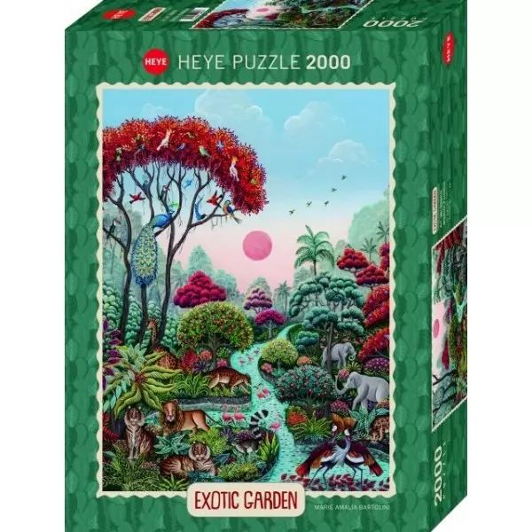 Puzzle 2000 elementów Raj dla dzikich zwierząt. Heye. Nowy Produkt