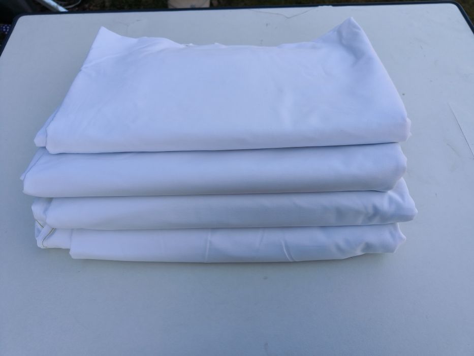 Prześcieradła hotelowe białe rozmiar 170/260 cm