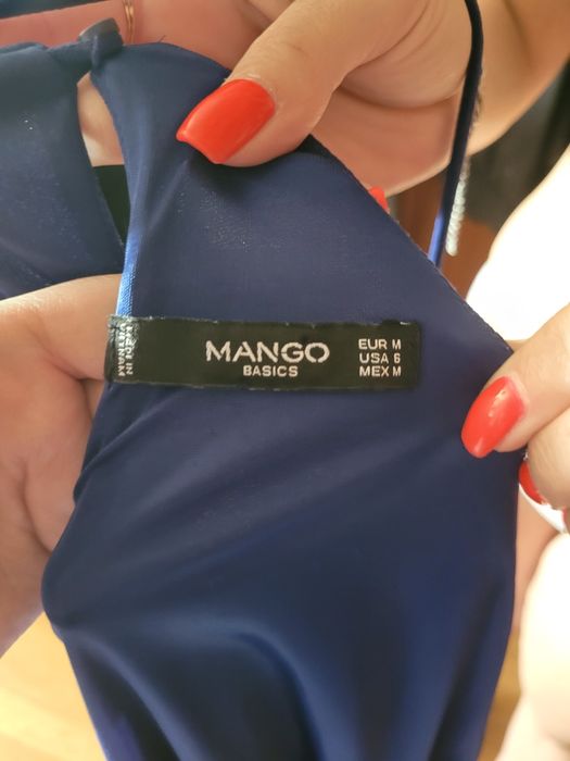 Vestido Azul Mango