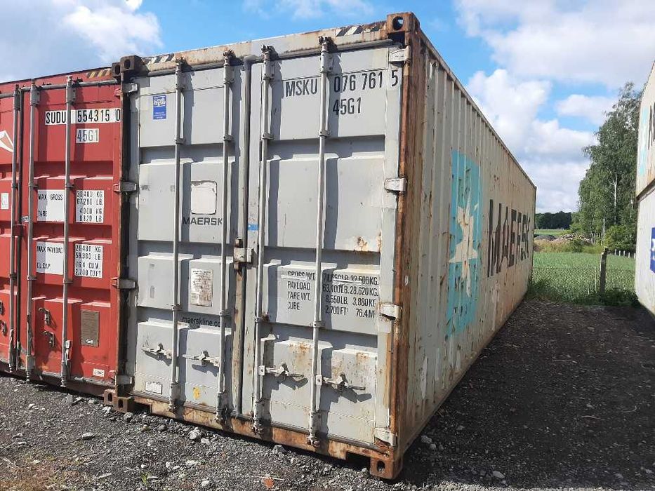 Kontener 40HC duży używany morski loco: Mikołów