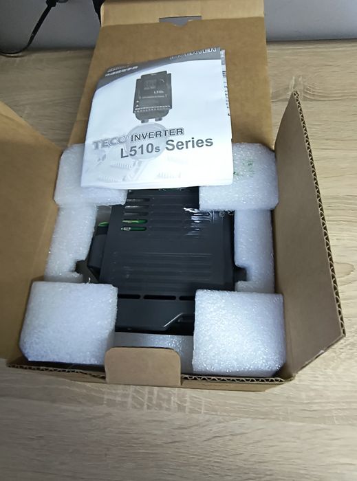 Falownik TECO 0,2kW L510-2P2-SH1F-P. Inwerter przemiennik częstotliwoś