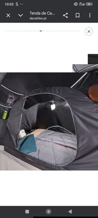 Tenda de campismo  fresh & Black