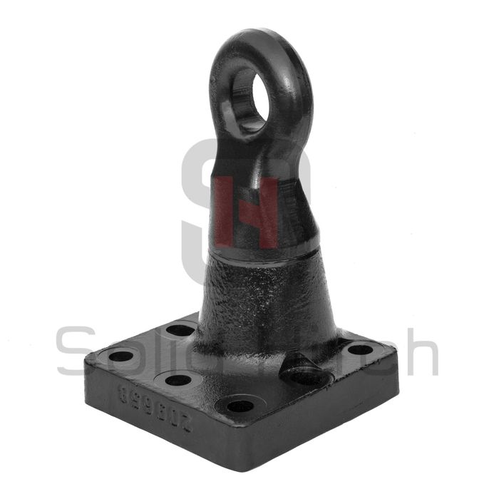 Ucho dyszla rolnicze 50mm, 145x145, obrotowe, piton fix, hitch,