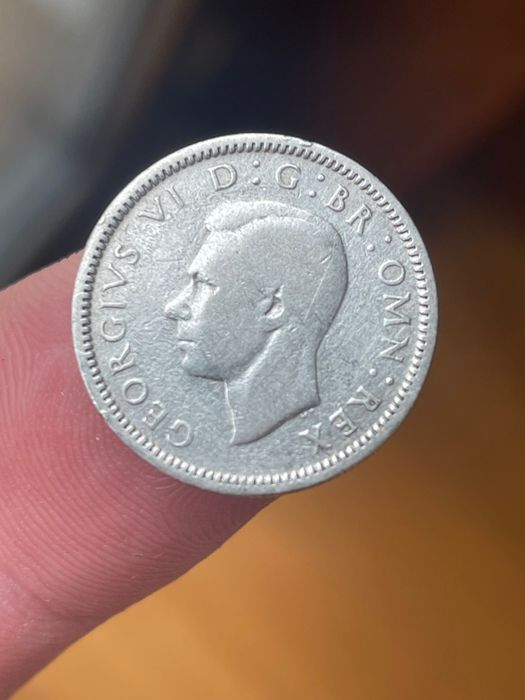 Moeda em prata Inglesa 1940