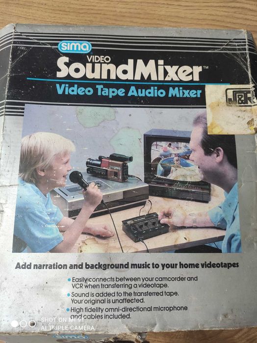 Video Tape Sound Mixer Mikser do Video VHS Sima USA