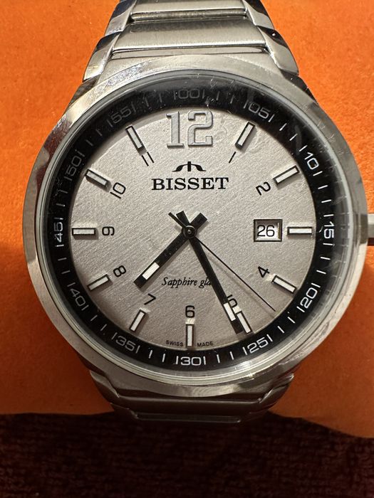 Bisset Swiss Made Sapphire Glass zegarek uhr watch