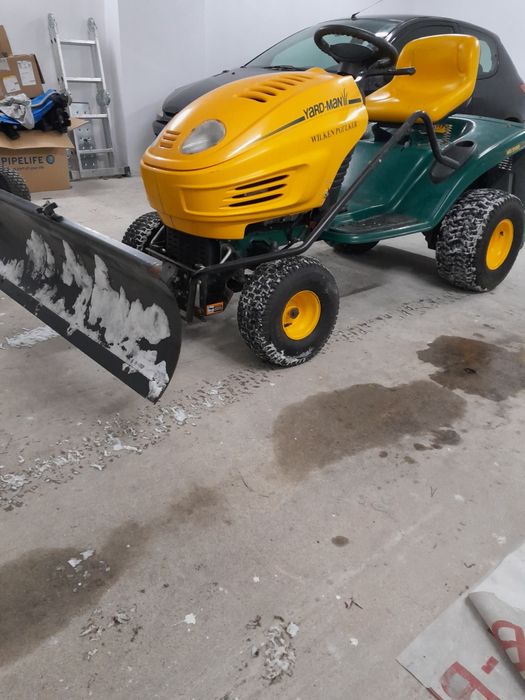 Kosiarka Traktorek MTD pług do śniegu Silnik Kohler 15hp