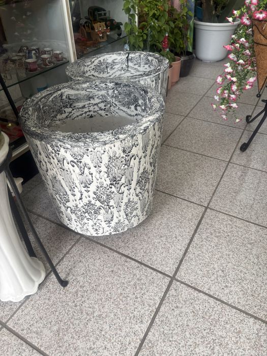 Vasos em cimento