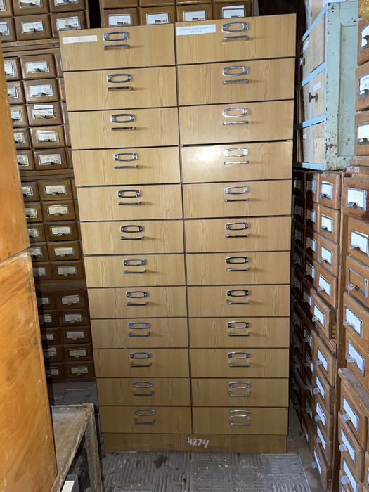 Картотека СССР Архивный шкаф Винтаж дизайн Ретро Лофт