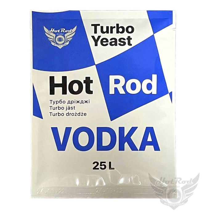 Турбо-дріжджі Hot Rod, Первак - для самогоноваріння, віскі, рому, вина