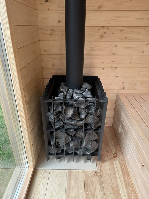 Sauna ogrodowa z przedsionkiem kompletna