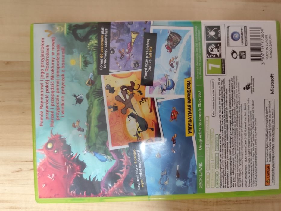 Gra Rayman Origins na Xbox 360