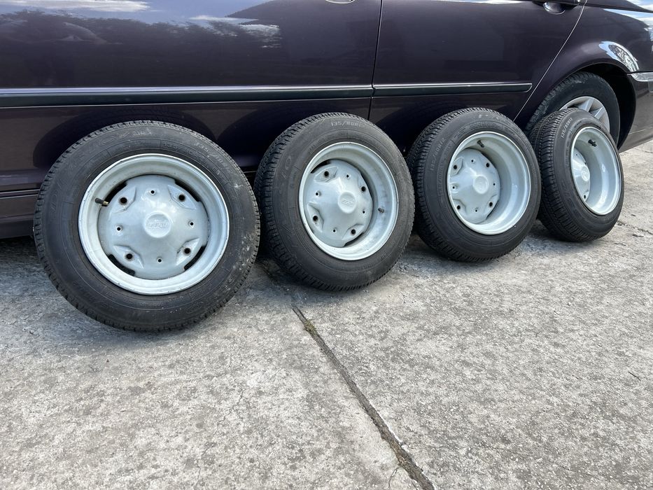 FELGI Cytrynki FIAT poszerzone komplet po renowacji Polski Fiat 126p fiat 500 giardiniera Custom Tuning PRL szeroka stal kompletne koła SUPER STAN std