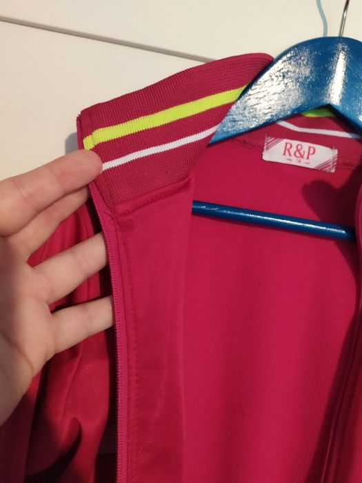 Bluza na suwak różowa kotka arystokratka 134/140