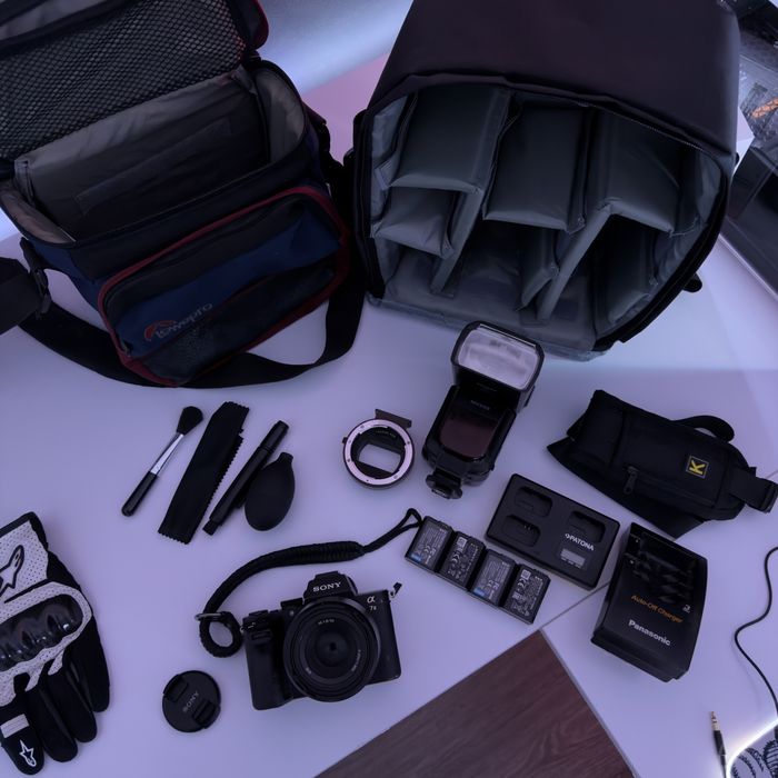 Aparat Bezlusterkowiec Sony A7 ii body ILCE-7M2 zestaw akcesoriów