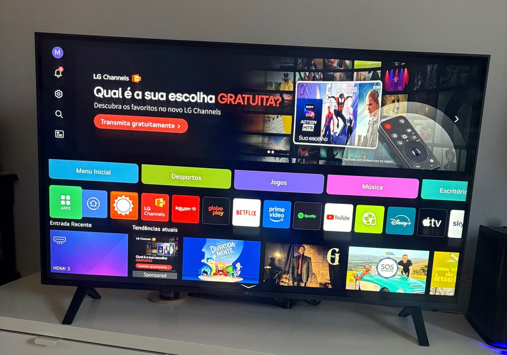 Smart TV LG 43” 4K UHD – Modelo 43UR78006LK – Como nova + Garantia