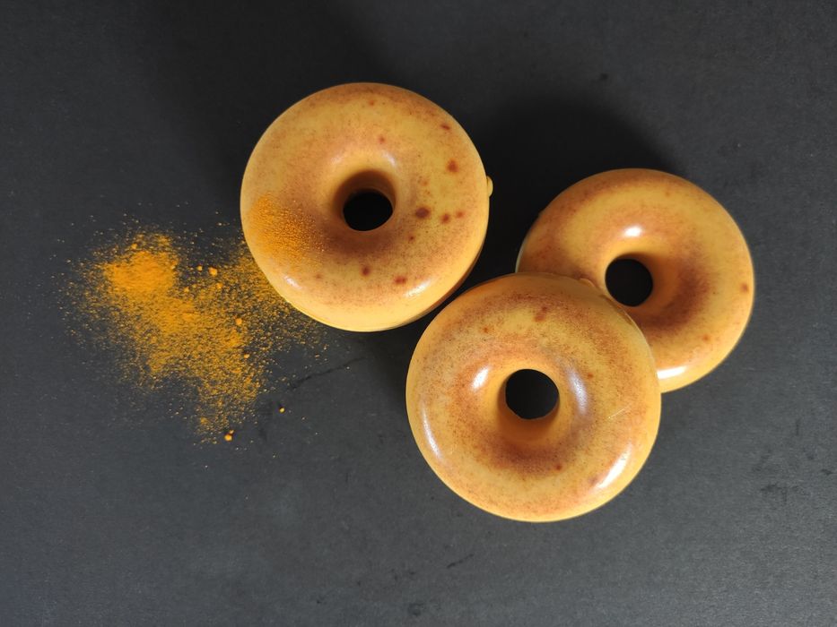 Sabonetes artesanais de açafrão