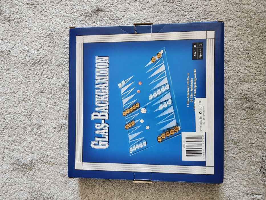 Gra planszowa szklana Backgammon tryktrak marki Schou