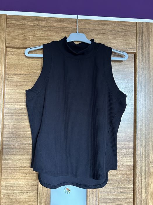 Czarny Top Bluzka Bluzeczka Rozmiar 42 XL