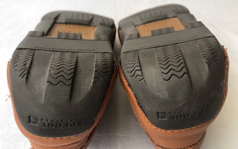 Кожаные лоферы (мокасины) от американской компании Sperry Top-Sider