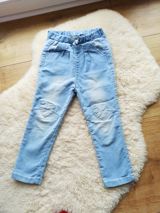 Spodnie jeansy 98