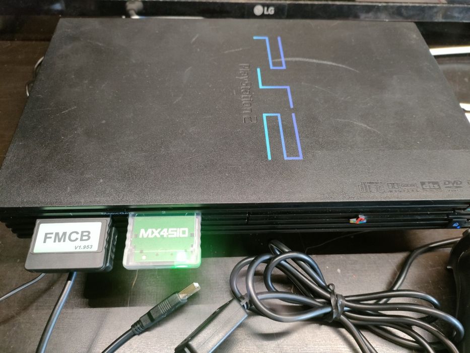 Sony PlayStation 2 komplet z MX4SIO 128GB i PS2HDMI