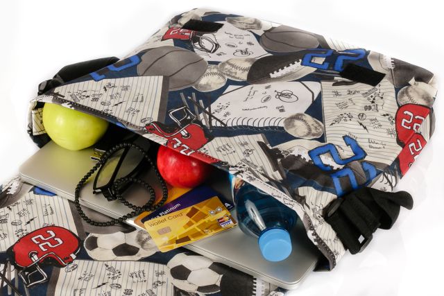 materiałowa torba na laptopa do 15 cali - loren