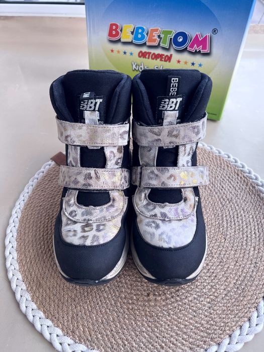 Bebetom 22см 35 розмір бебетом зимові зимние сапожки дівчинки девочки