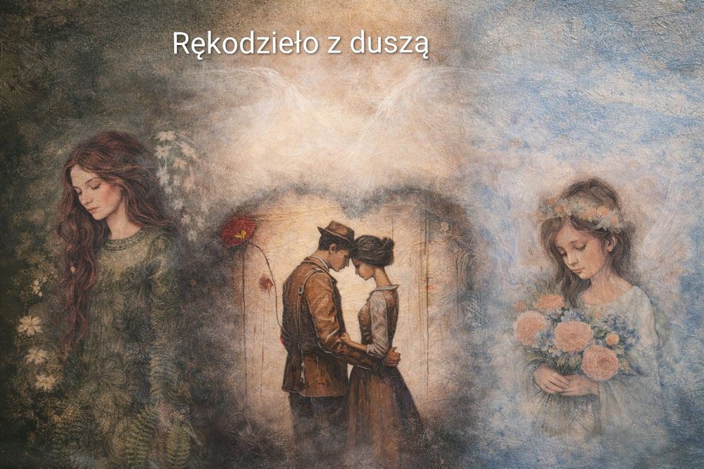 Prezent na Walentynki Szkatułka drewniana vintage decoupage – romantyc