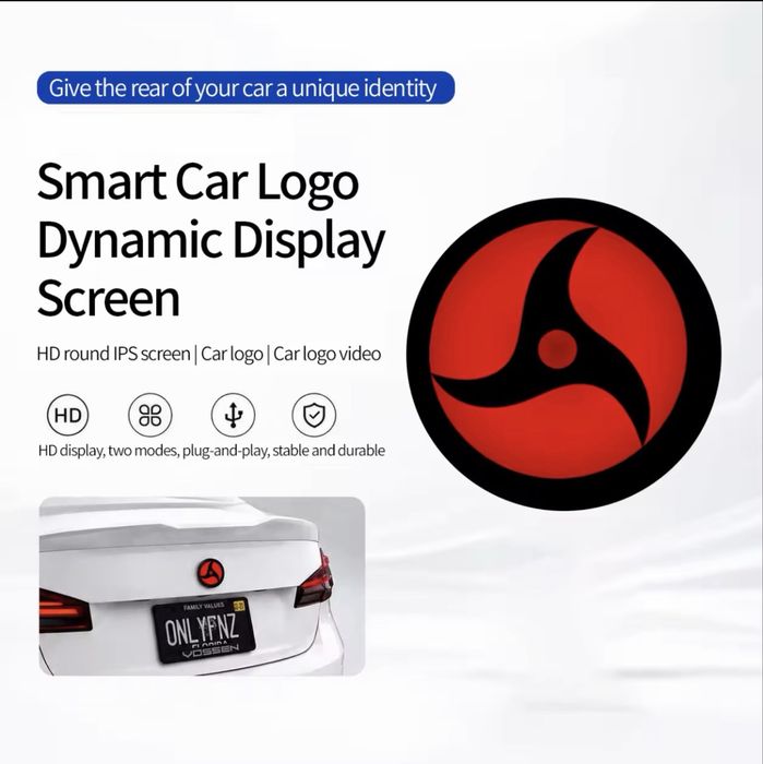 BMW smart znaczek led82mm