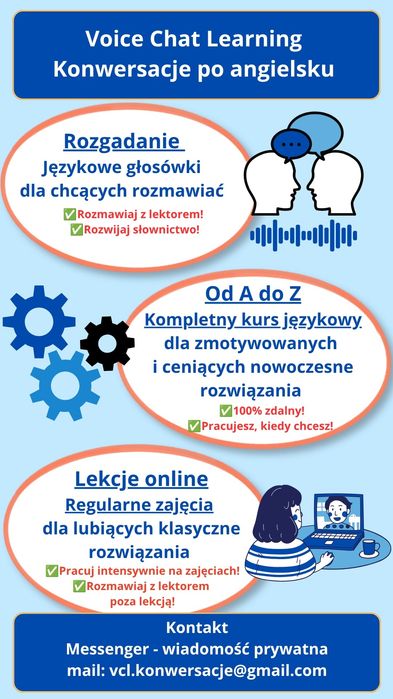 Język angielski - lekcje, językowe głosówki