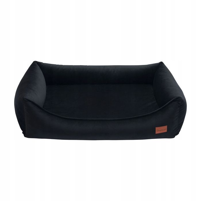 legowisko sofa ortopedyczna dla psa buldog amstaff 90x70x20 cm  czarne