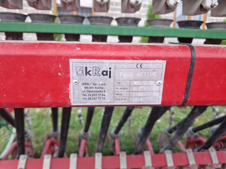 Agregat uprawowo siewny unia active plus 700 3m