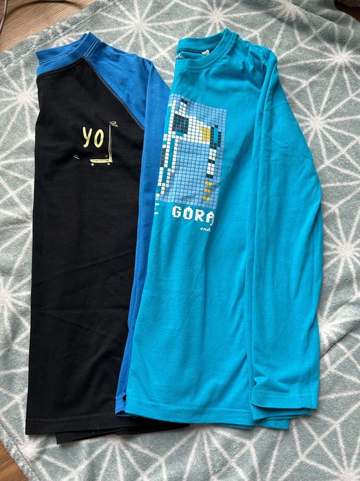 Bluzka koszulka długi rękaw longsleeve chłopięcy 2 szt SUPER STAN