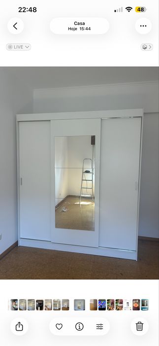 Roupeiro grande e espaçoso