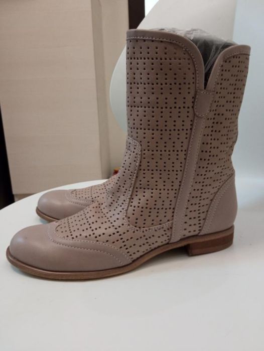 Чобітки  р.36 (36.5-37.0) (23.0-23.5) шкіра