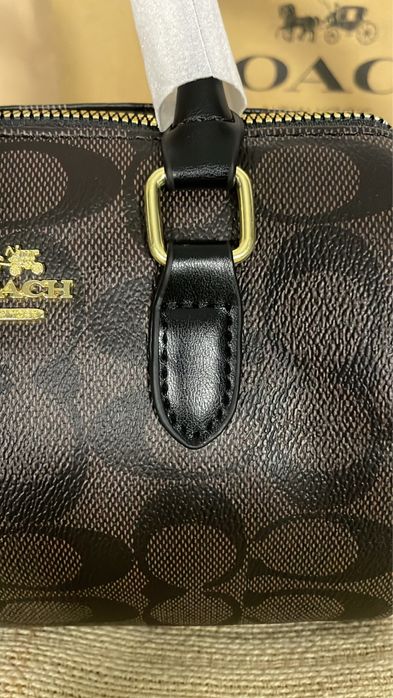 Mala Coach Monograma Castanho