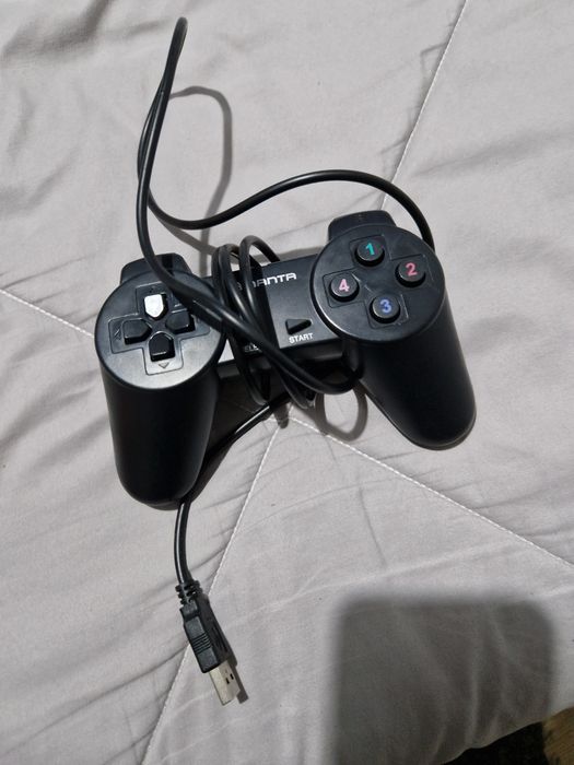 Comando com fio cabo USB para computador, consola etc