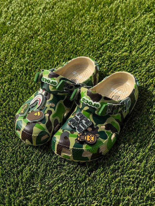 Crocs  x Варе тапочки,крокси бейп,тапки,crocs а bathing ape