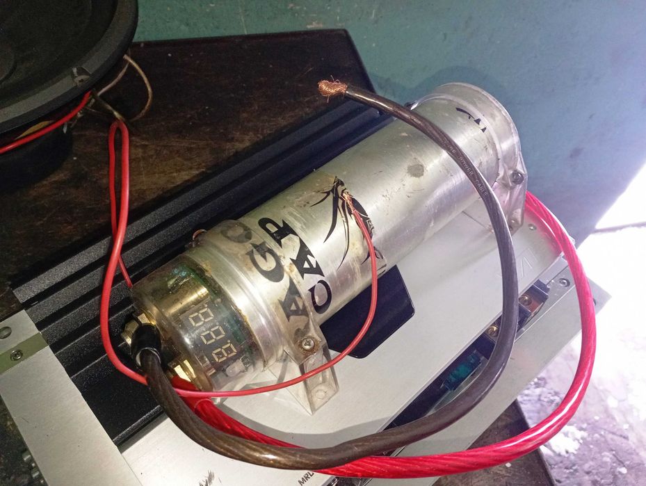 Kondensator car audio Dragon cap 1F, Wysyłka darmowa!