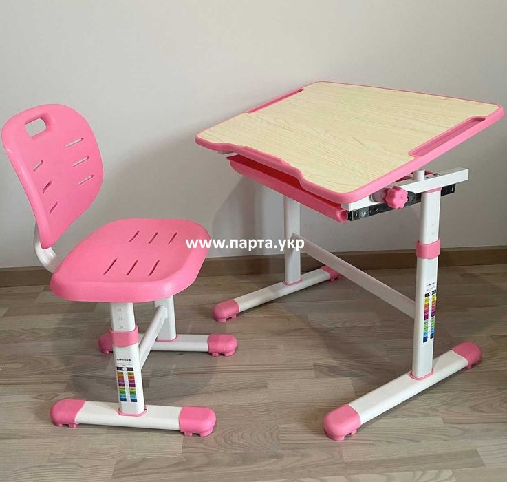 Комплект парта , стілець  для школярів FunDesk Piccolino III. Дост 0