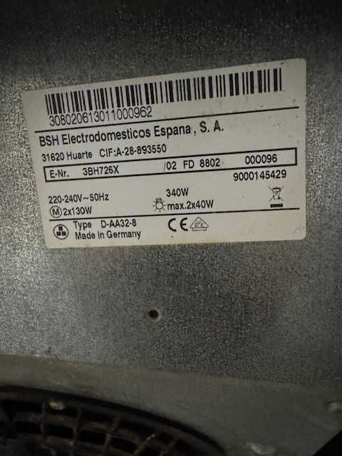 Exaustor Balay 3BH726X64751431288067122