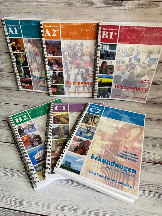 Begegnungen A1+, A2+, B1+, Erkundungen B2, C1, C2